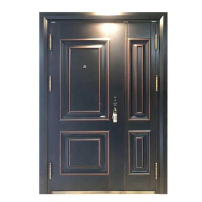 China Global Advanced Custom Style Security Main Door Waterproof Hot Selling Steel Design for sale