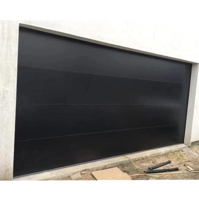 China China Manufacturer Anti-theft Mirror Finish Design Sectional Flush Garage Door for sale