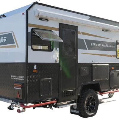 China Luxury Off Road Tender Camper Trailer Off Road RV Trailer Luxury Camper Trailer With Coil Spring Suspension Independent Caravan For Sale for sale