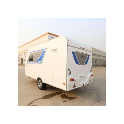 China travel trailer list rv alloy wheel 3*2.5m manual tent trailer caravan new in china for sale