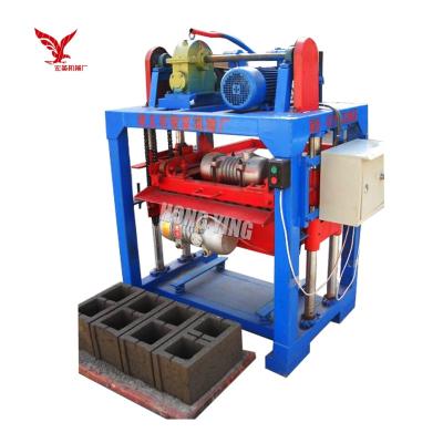 China Semi Automatic Brick Building Machine Concrete Block Making Machine for sale