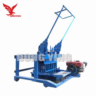 China Diesel Engine Paver Block Making Machine Mobile Block Machine for sale