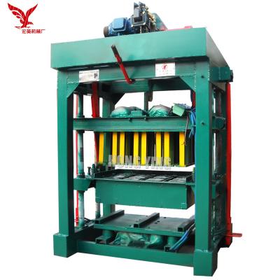 China Concrete Semi Automatic Brick Machine Light Weight Insulation for sale