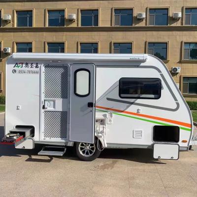 China Travel Trailer ASJ-420 Pickup Truck Campers Slide In Slide On Campers Motorhome Caravan Car for sale