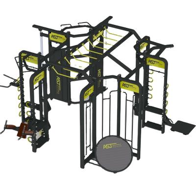 China Commercial Use ASJ Synergy Gymnasium Equipment Machine Multi Function Station for sale