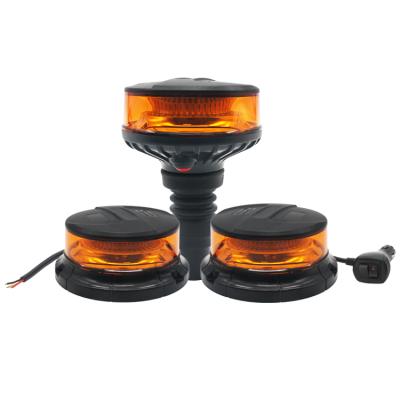 China New Amber Led Flashing Emergency Beacon Rotating Strobe Warning Lights from ORPRO with E-MARK CEE R65 IP67 3026 Waterproof for sale