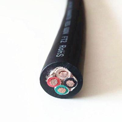 China Best Price Industrial Copper Flexible Rubber Cable 4 Core 4mm2 Core With CE Certificate for sale