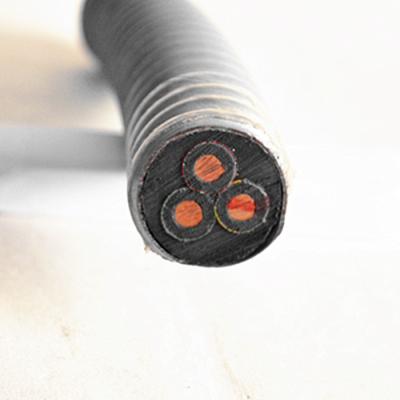 China Oil Mining A.W.G 3x4 Oil Mining Copper Rubber Particularly Insulated Cable for sale