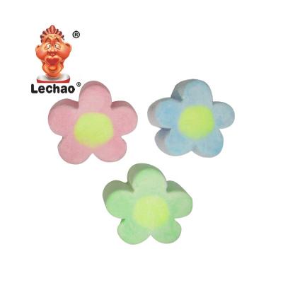 China Flower Shape Marshmallow Cotton Candy Confectionery Natural HALAL Cotton Candy en venta