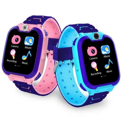 China Wifi New Design Q12 Smart Watch GPS  for Kids Smartwatch Phone Camera Life Waterproof LBS Positioning 2G Sim Card Dial Call Children for sale