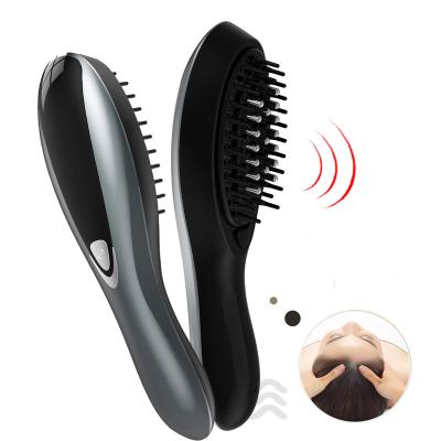 China Rechargeable Comfortable Electric Head Massage Scalp Oil Vibrating Brush for sale