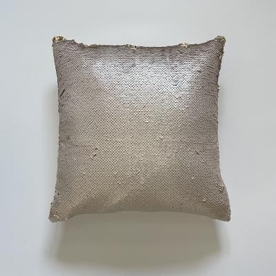 China Two Color Sequins Anti-Static Tile Cover Modern Sofa Square Luxury Christmas Pillow Covers Decor 16x16 Cushion Cover Nordic Luxury for sale