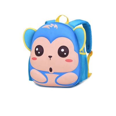 China Fashion waterproof wholesale cartoon polyester backpack kids animal school bag for sale