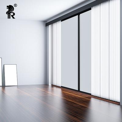 China Sound Insulation Exterior Thermal Aluminum Profiles Glass Door Anti-theft White Aluminum Cutoff Sliding Doors for sale