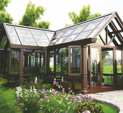 China Modern Prefabricated Thermal Break Aluminum Alloy Insulated Sunrooms With Glass Frames And Panels for sale