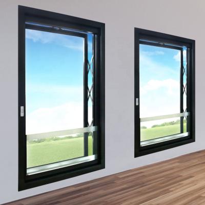 China Newest Double Folding Screen Glazed Electric Eliminate Automatic Parallel Window Awning Windows Window for sale