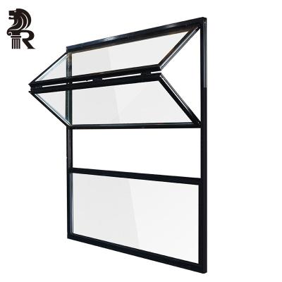 China Large Double Gloss Magnetic Bifold Windows Aluminum Bi-Folding Screen Window for sale