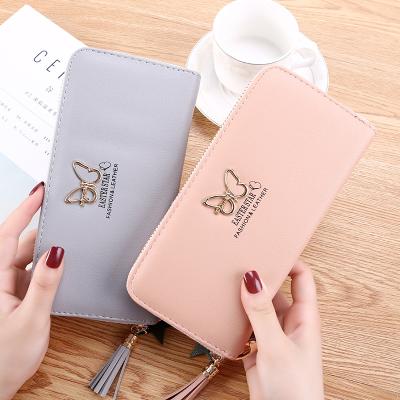 China Fashion Waterproof Animal Money Phone Case PU Leather Clutch Purses For Women Long Wallets for sale