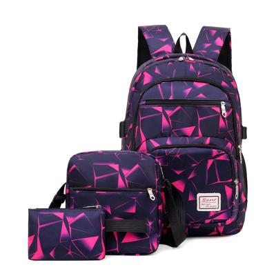 China China Wholesale Waterproof Backpack School Bag Casual Sports Backpack Set for sale