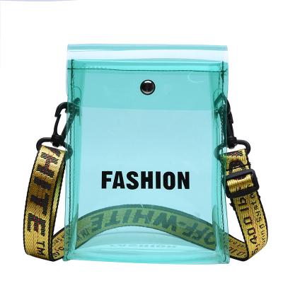 China Custom Logo Mini Summer Clear Pvc Purses High Quality Handbags Cross - Body Purse for sale