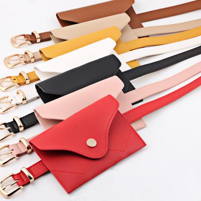 China Lady Waterproof Women Pu Leather Fanny Pack Waist Bag Water Proof Fashion Purse and Belt Bag for sale