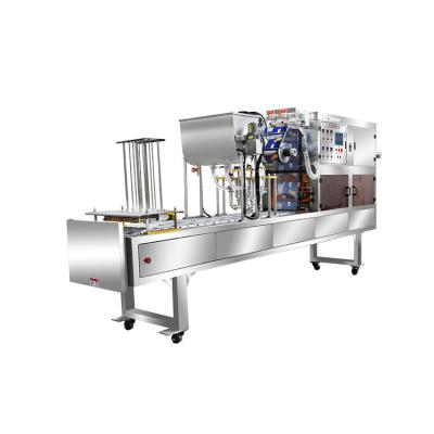 China Cheap Plastic Automatic Bag Plastic Tube Food Heat Seal Packing Machine Milk Filling Machine Food Tray Sealing Machine for sale