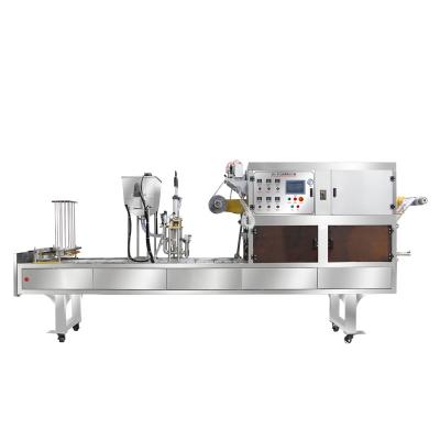 China Automatic Continuous Pouch Sealing Machine Automatic Food Bag Sealed Machine for sale