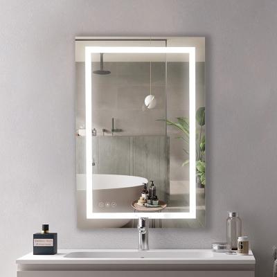 China Wall Mounted Bathroom LED Fog Light Dimmable LED Vanity Lighted Mirror for sale