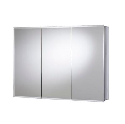 China Modern Designs 3 Doors Hotel Vanity Mirror Cabinet For Bathroom Furniture for sale