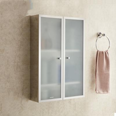 China Bathroom Cabinet 304 Stainless Steel Double Door Storage Cabinet Traditional Bathroom Medicine Cabinet for sale