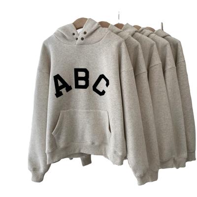 China Anti-Wrinkle Women Warm Tops Letters Print Antique Buttons Oversized Fleece Striped Sweatshirt for sale