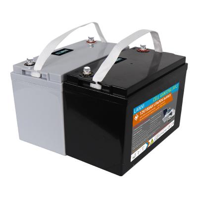 China From China Cheap Solar 12V Black LiFePO4 Solar Storage Battery System China Directly for sale