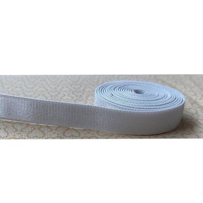 China Wholesale White Polyester White Polyester Women Underwear Bra Satin Strap Rubber Elastic Band 12mm Small MOQ Elastic Bands For Bra for sale