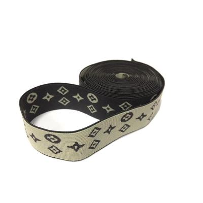 China Elastic hot style jacquard nylon rubber soft elastic band for comfortable belt headlight strap for sale