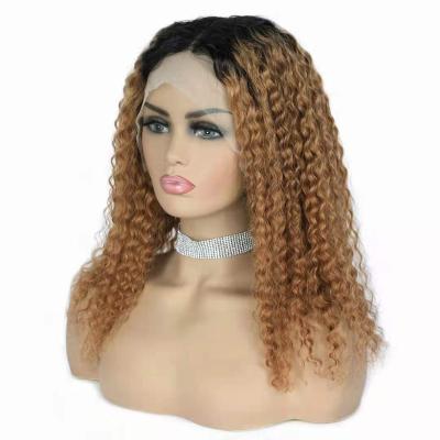 China Jerry Curl virgin hair wig 1B/30 jerry curl wig human hair wigs for sale