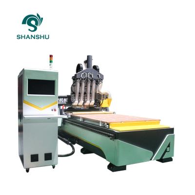 China Professional Hotels China CNC Router Factory Metal Casting CNC Router Machine Use For Solidwood, MDF, Plywood, PVC, Plastic, Foam for sale