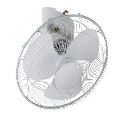 China Foldable 16 Inch Full Copper Brush Motor DC Mounted Ceiling 12v Orbit Air Cooler Fan for sale