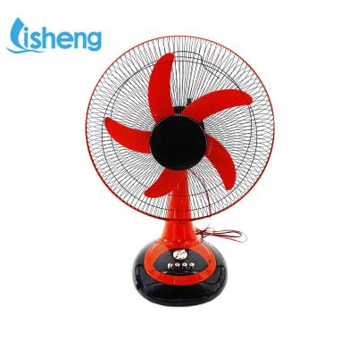 China Energy Saving 16 Inch 12 Volt DC Solar Table Fan Energy Saving Backup Fan With Timer for sale