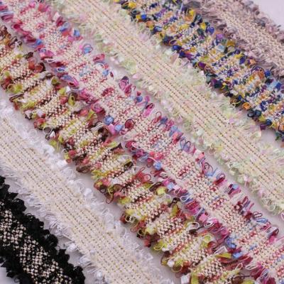 China 30mm Sustainable Weave Garment Lace Up Fabric Ribbon Hair Accessories Handmade Bow For Coat / Dress for sale