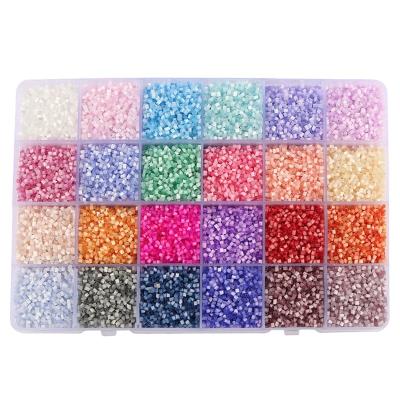 China Crystal 2mm Jewelry Making Accessories DIY Bracelet Necklace Bead Charm Czech Glass Line Pipe Seed Beads for sale