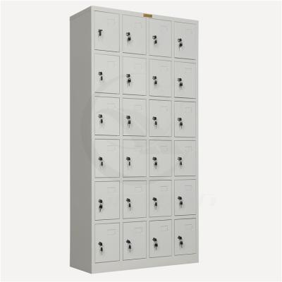 China Factory Direct Supermarket Coin Locker /Metal Steel Lockers Office And Bag Cabinet 18 Door Steel Almirah Lockers for sale