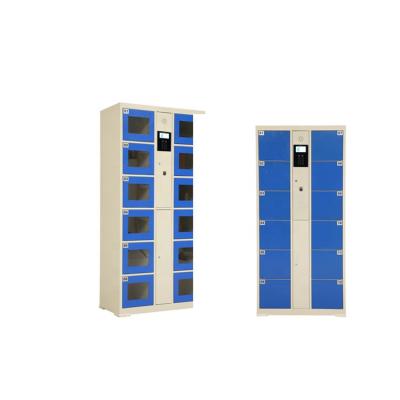 China Steel Gym Locker Factory 12 24 36 Door Metal Package Locker Pin Code Smart Lockers for sale