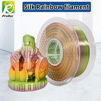 China 1,75 longitud de seda 1kg de Filament Rainbow 340m de la impresora del Pla 3d del milímetro en venta