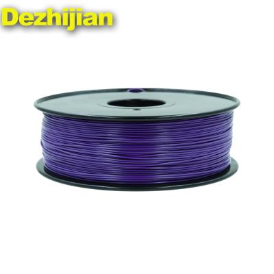 China PLA do ABS do filamento 3d PETG do roxo 1.75mm de grande resistência nenhum bocal do bloco à venda