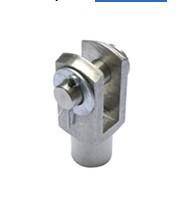 China Zinc Plated Clevis Rod Ends  / Yorkes DIN 71751 , G8 x 32 clevis yoke ends for sale