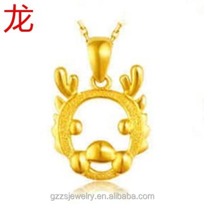 China CLASSIC Hot Sales 18k Gold Fashion Trend Crystal 12 Zodiac Luminous Charm Pendant Necklace Jewelry for sale