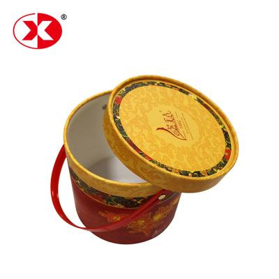 China Chinese supplier handmade round lid transparent tube paper box for sale