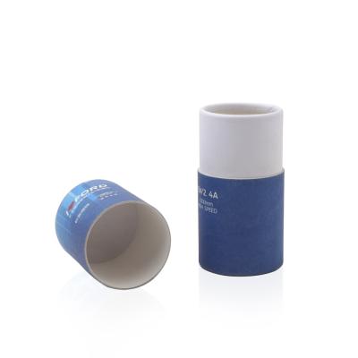 China Customize Wholesale Custom Paper Tube Box Recycle Cylinder Small Packaging Gift Box Cardboard Cable Packing Box for sale