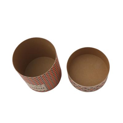 China Wholesale Custom Recyclable Eco-Friendly Recyclable Paper Tube Packaging Paper Cylinder Cardboard Cylinder Paper Box Recyclable Packaging for sale