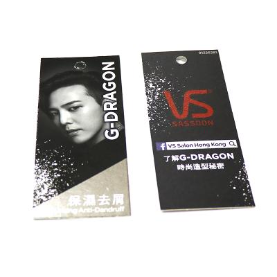 China Cheap Custom Paper Logo Printed Card Business Garment Hang Tag With String for sale